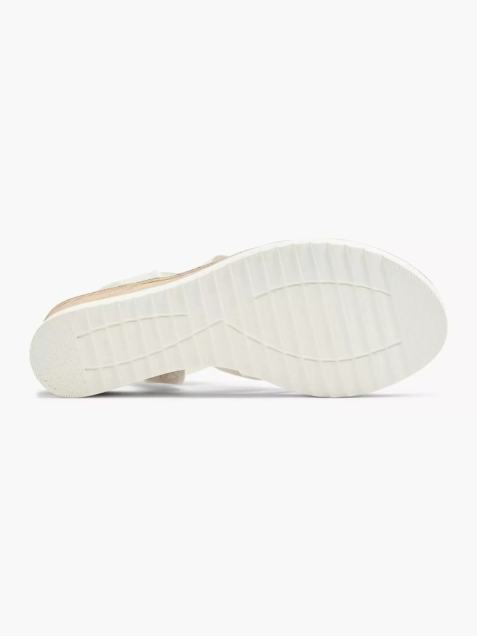 Ladies Easy Street White Sandal Sheeheel