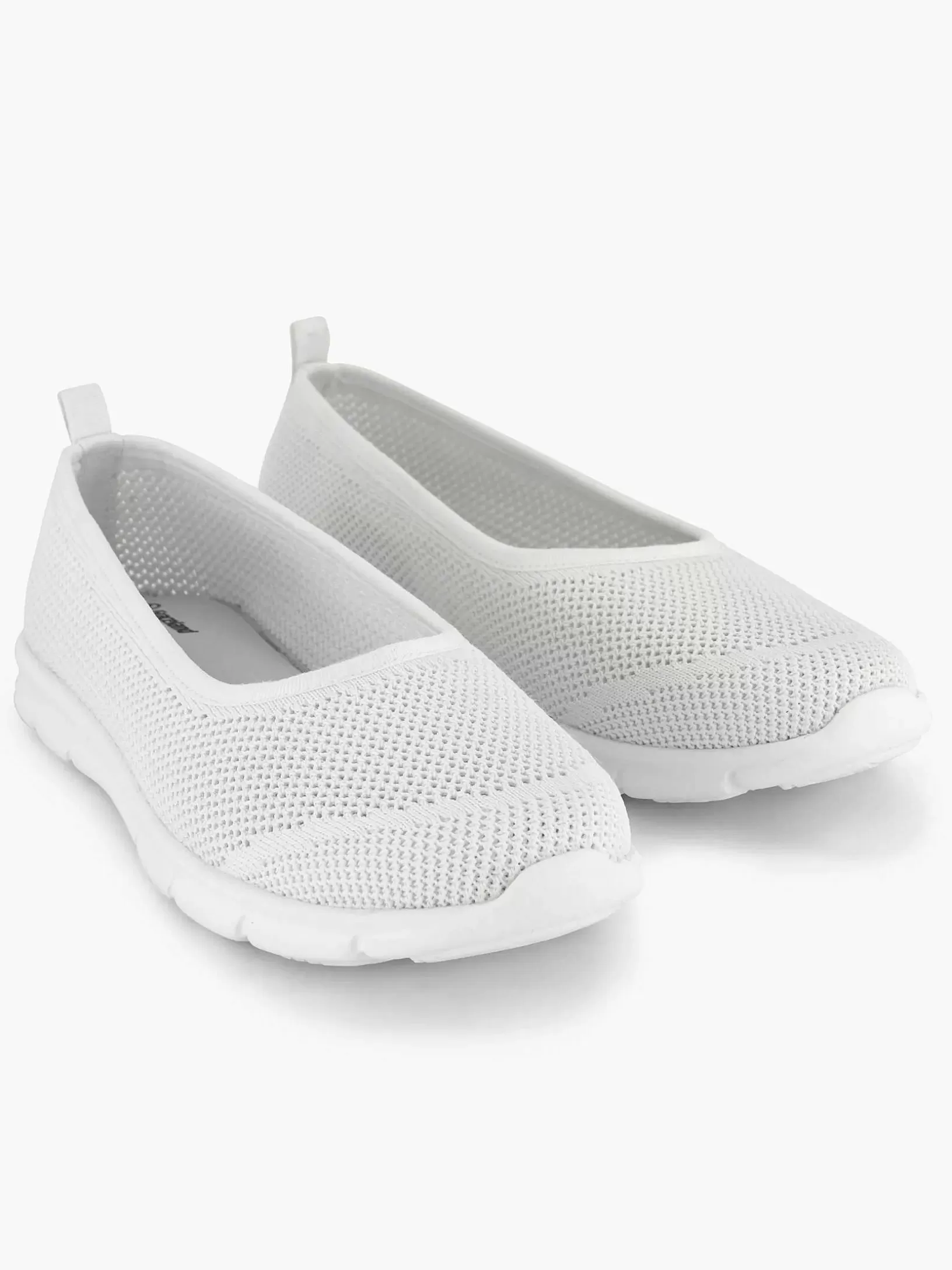 Ladies Graceland White Slip-On