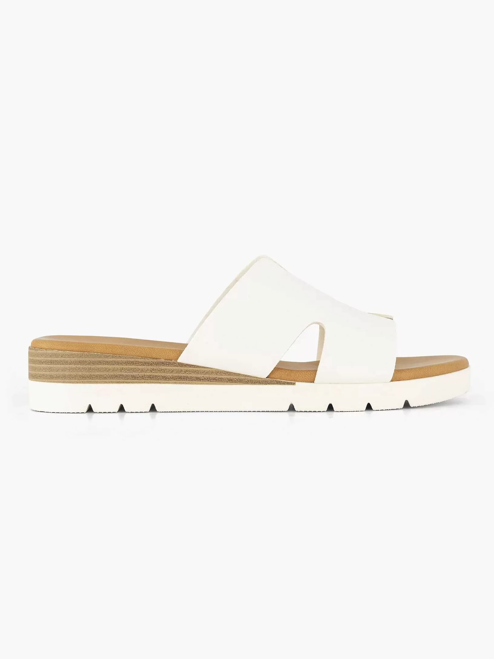 Ladies Graceland White Slipper