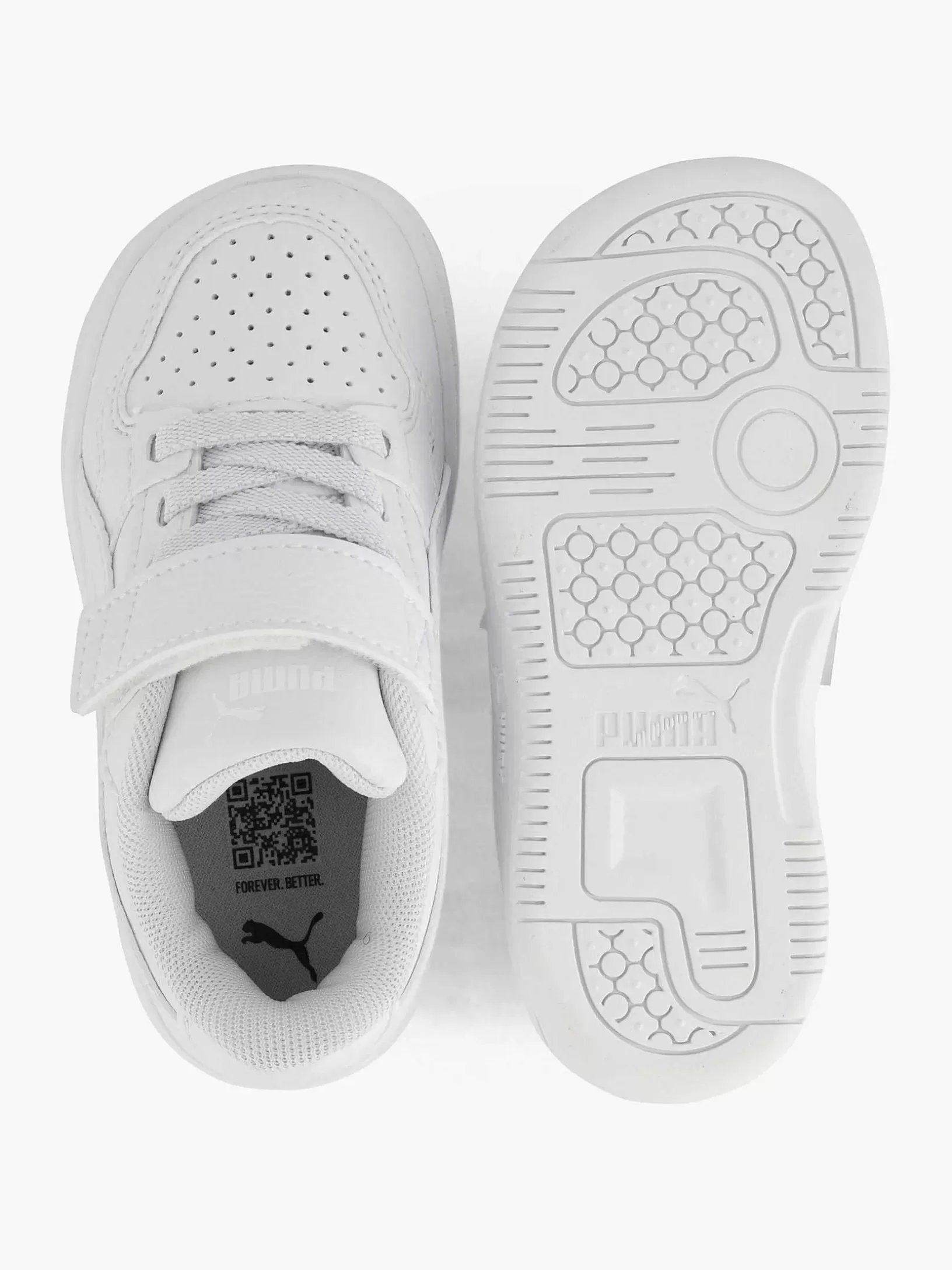 Children Puma White Sneaker