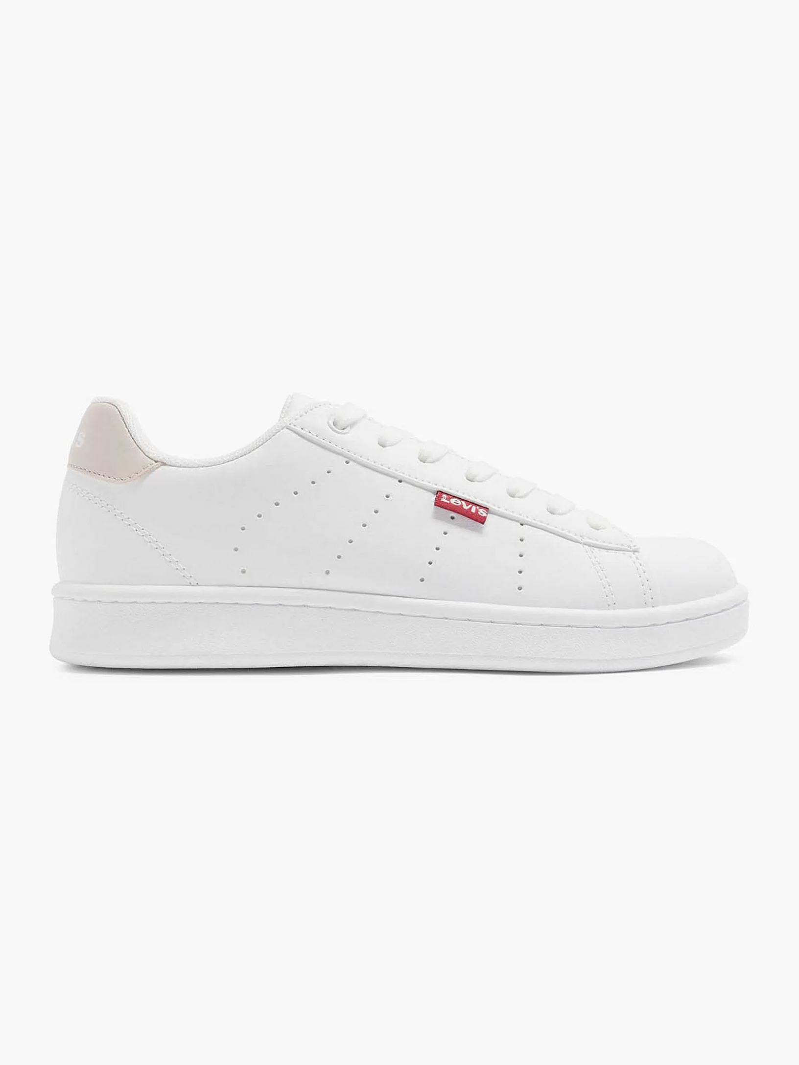 Ladies Levis White Sneaker