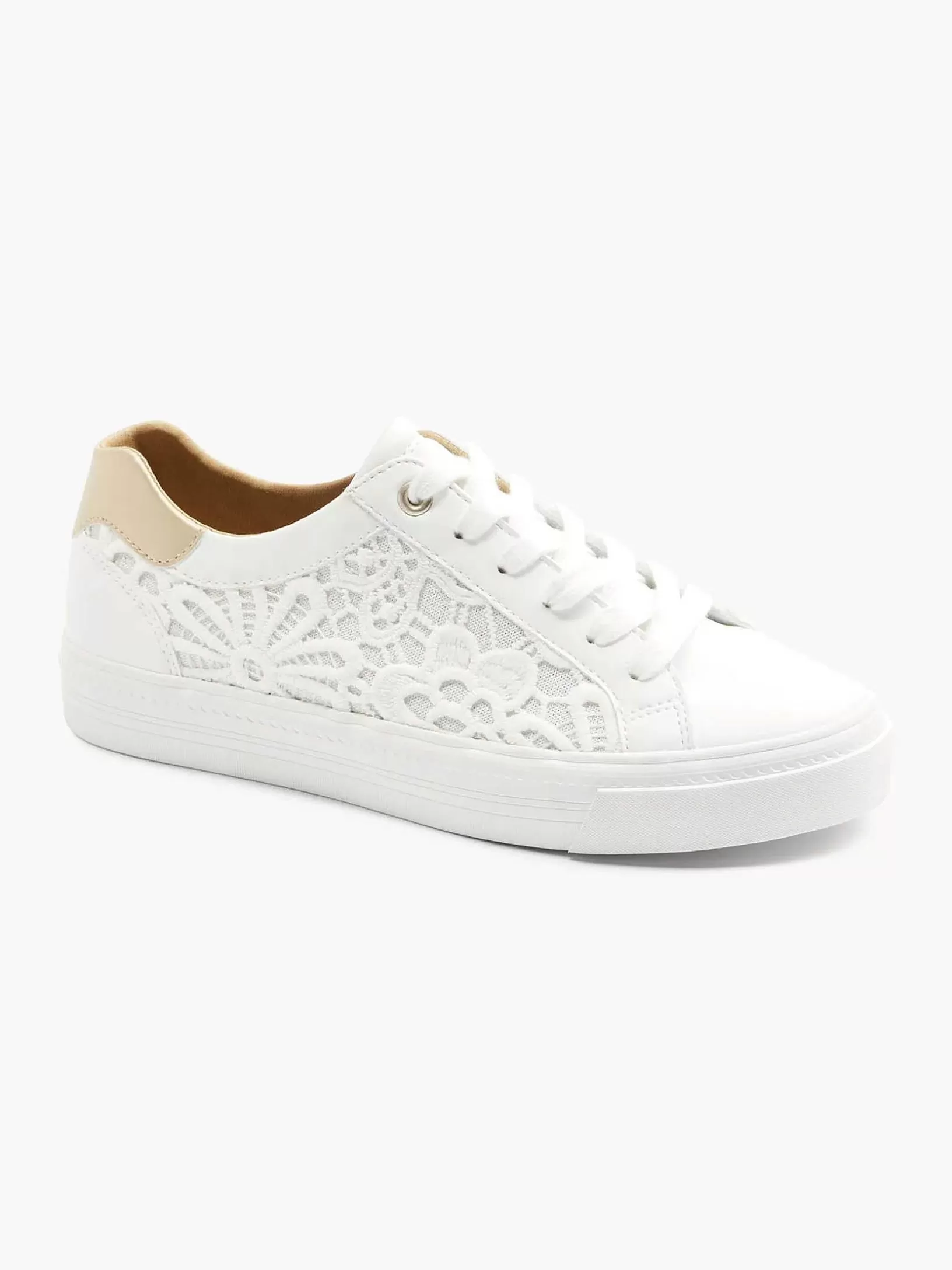 Ladies Graceland White Sneaker