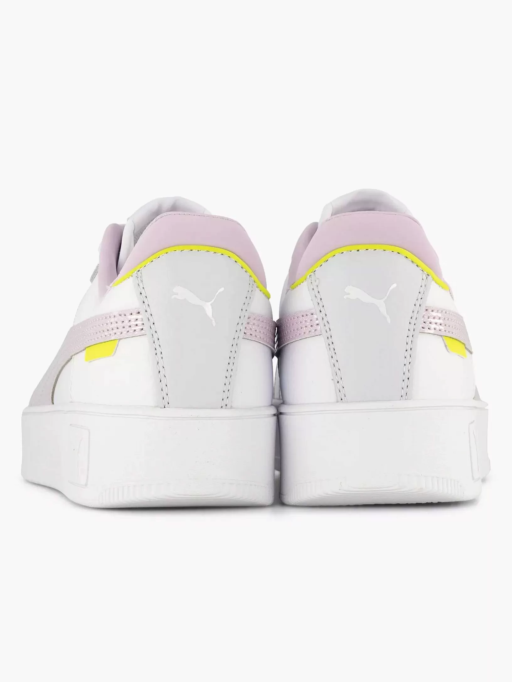 Ladies Puma White Sneaker Carina Street Shine