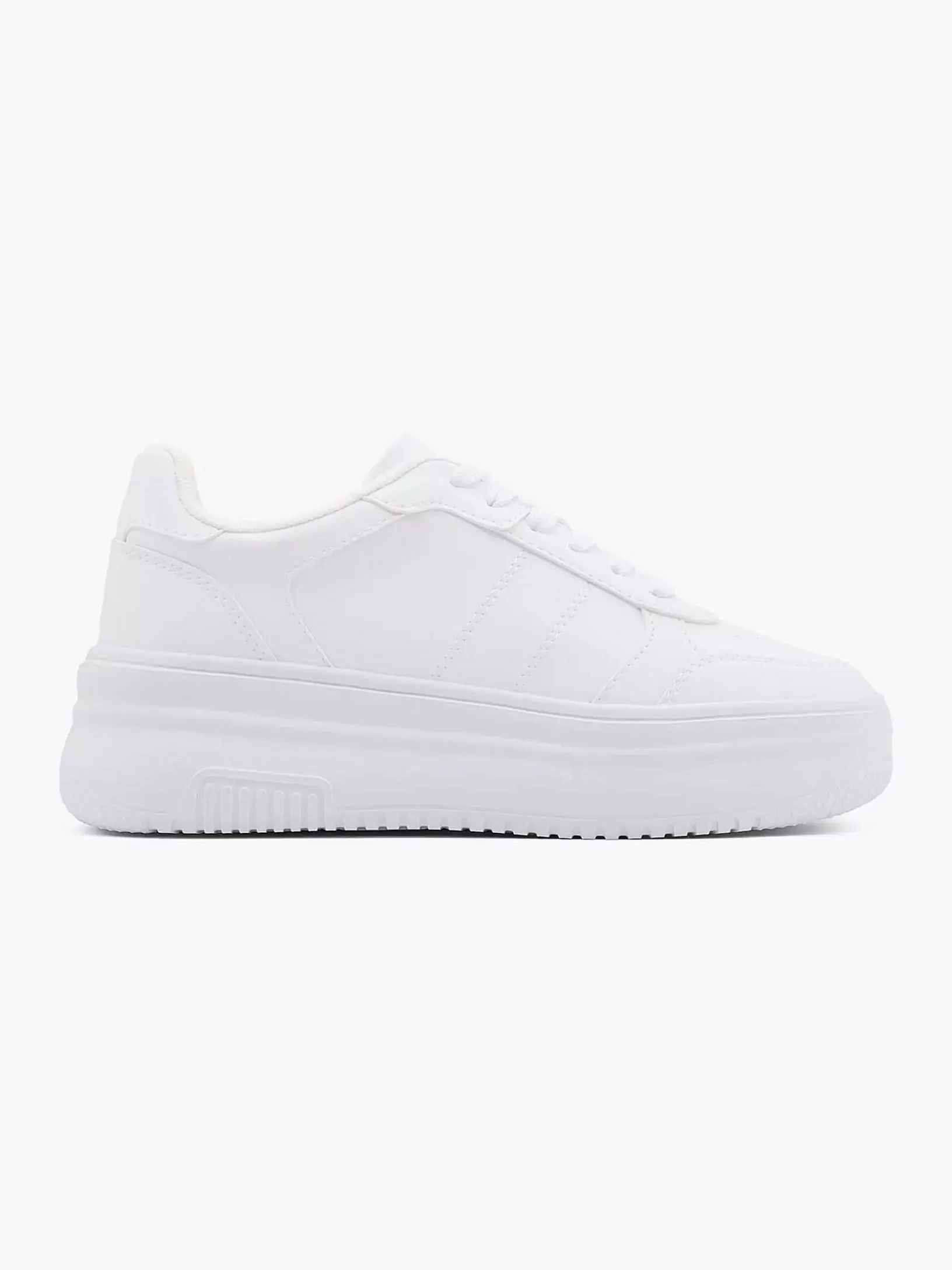 Ladies Graceland White Sneaker Platform