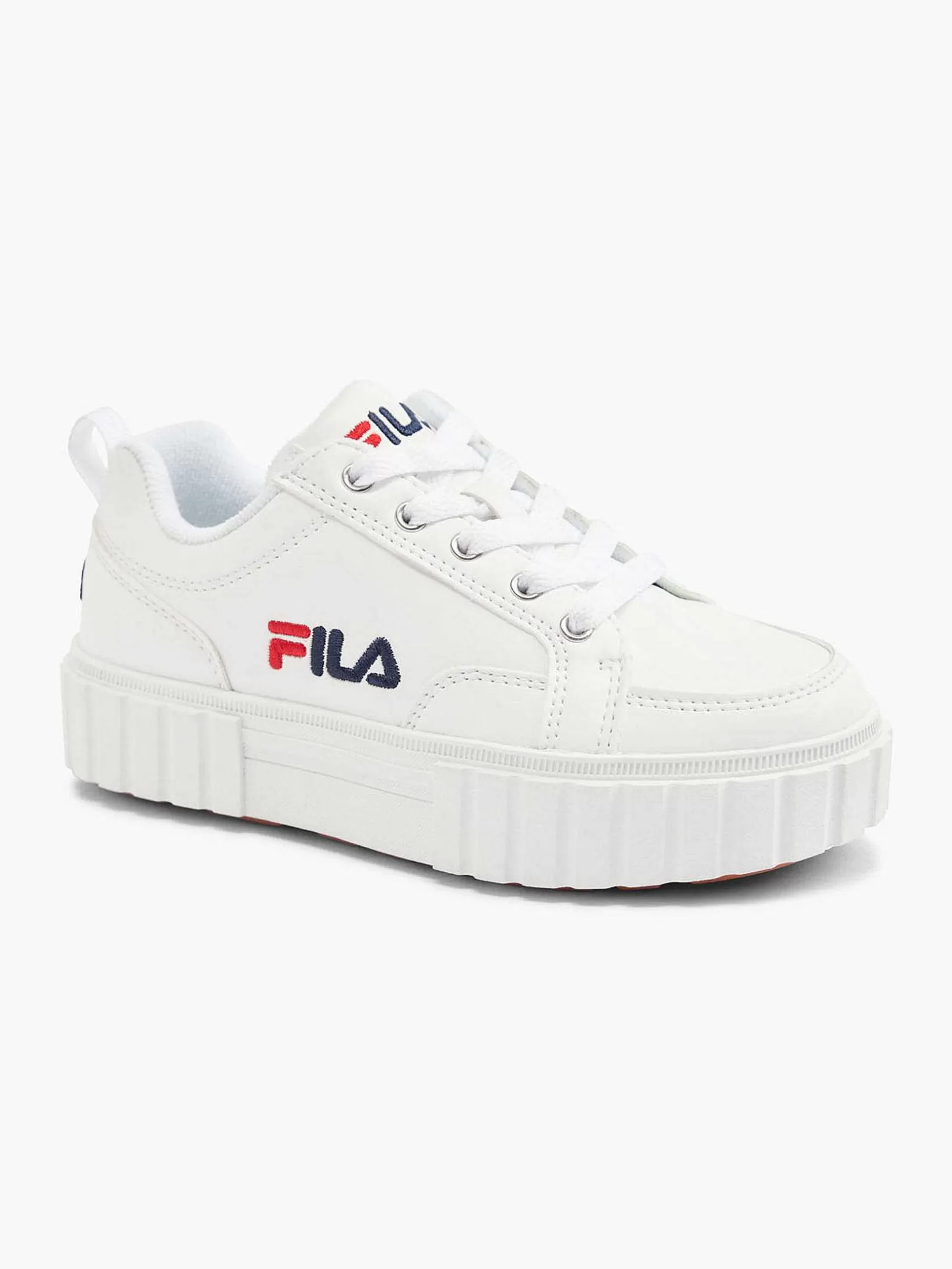 Children FILA White Sneaker Platform