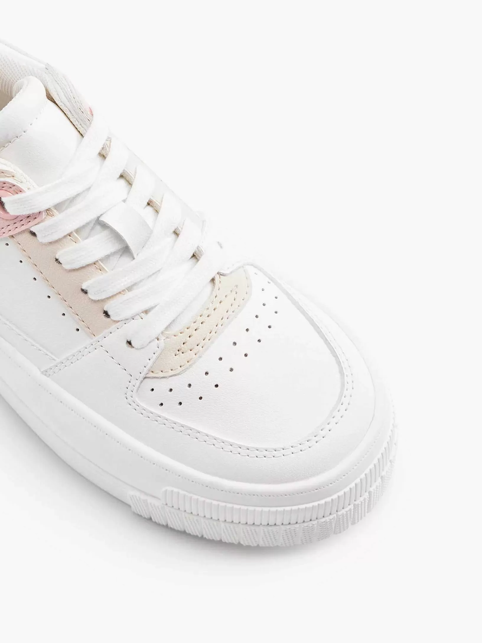 Ladies Graceland White Sneaker Platform