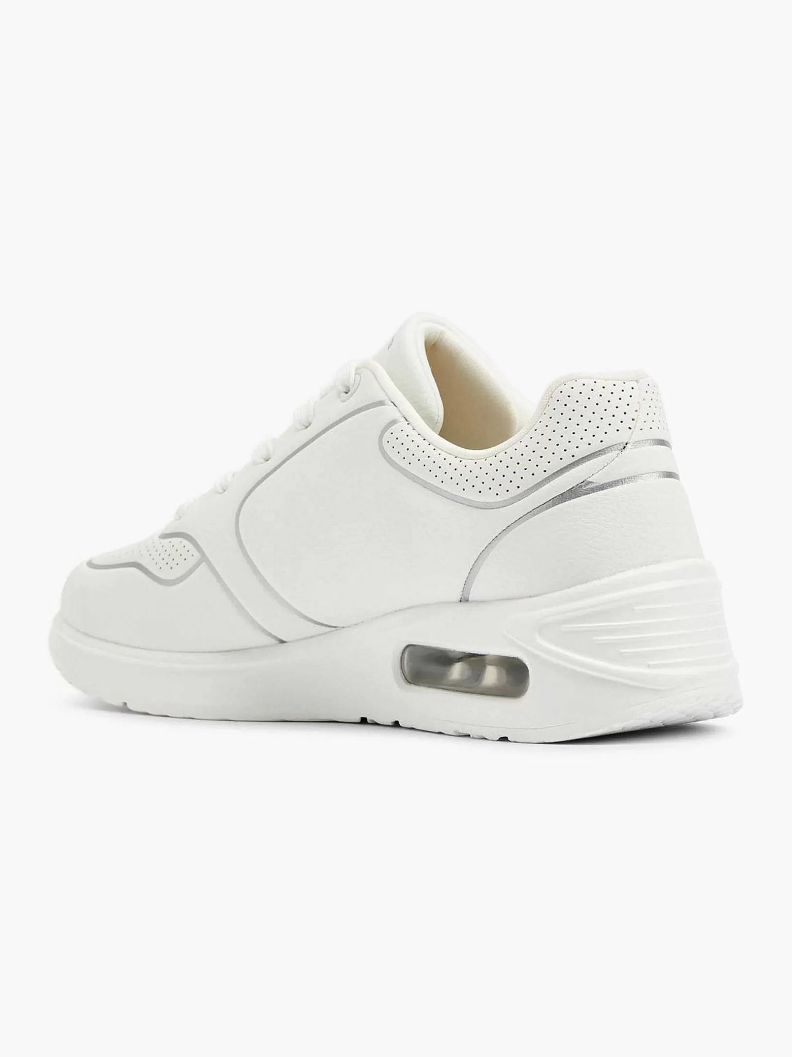 Ladies Skechers White Solitaire - Pristina