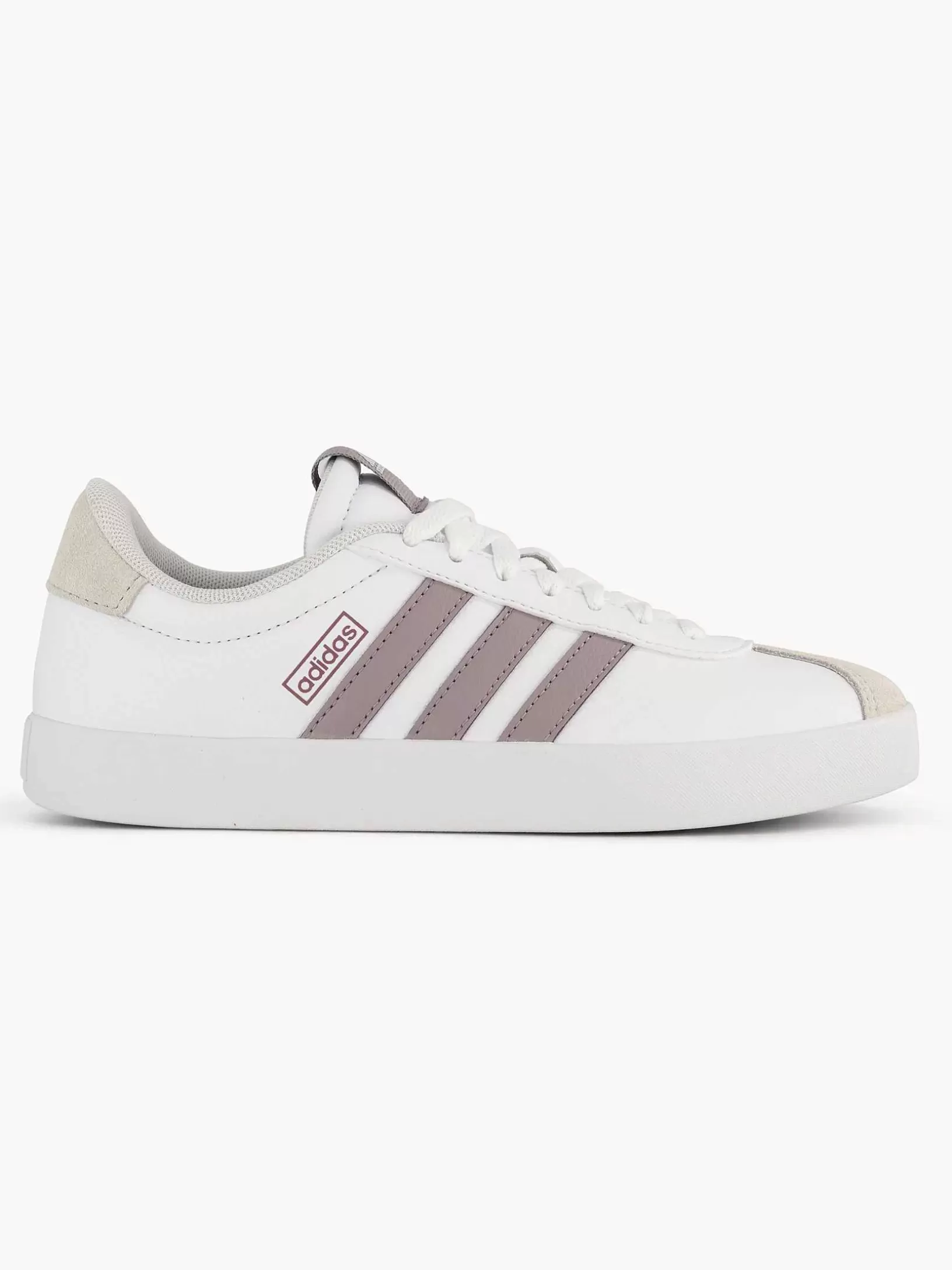 Ladies adidas White Vl Court 3.0