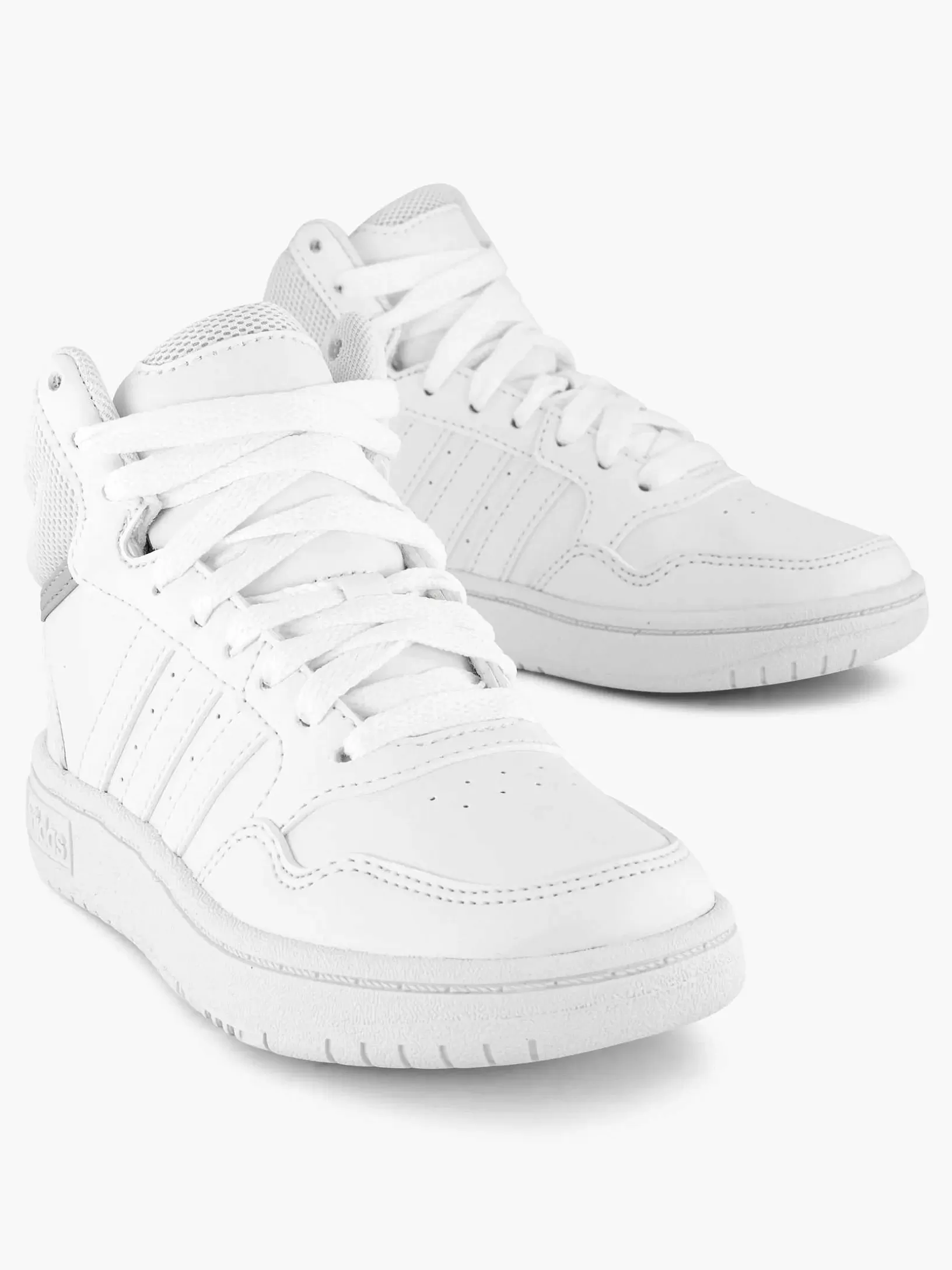 Children adidas Witte Hoops Mid 3.0 K